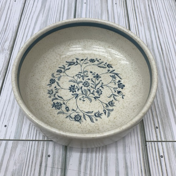 Lenox Temperware Blue Breeze Dessert Bowl Vintage Stoneware USA Dinnerware - Picture 1 of 4